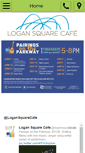 Mobile Screenshot of logansquarecafe.com